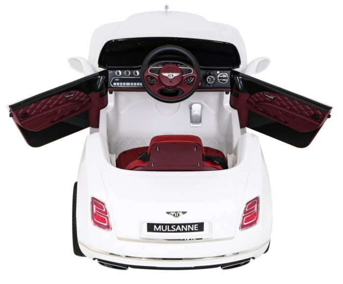 Bentley Mulsanne na akumulator Biały + Pilot + EVA + Wolny Start + MP3 USB + LED-7 6883 