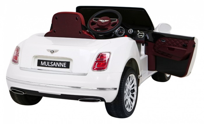 Bentley Mulsanne na akumulator Biały + Pilot + EVA + Wolny Start + MP3 USB + LED-10 6883 