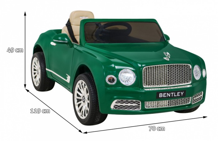 Bentley Mulsanne na akumulator Zielony + Pilot + EVA + Wolny Start + MP3 USB + LED-2 6886 