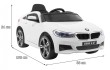 BMW 6 GT Autko na akumulator Biały + Pilot + Wolny Start + EVA + Pasy + LED MP3-2 6890 
