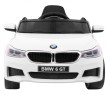 BMW 6 GT Autko na akumulator Biały + Pilot + Wolny Start + EVA + Pasy + LED MP3-3 6890 