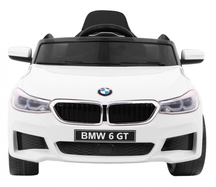 BMW 6 GT Autko na akumulator Biały + Pilot + Wolny Start + EVA + Pasy + LED MP3-3 6890 