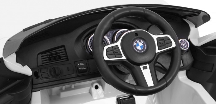 BMW 6 GT Autko na akumulator Biały + Pilot + Wolny Start + EVA + Pasy + LED MP3-10 6890 