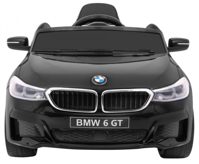 BMW 6 GT Autko na akumulator Czarny + Pilot + Wolny Start + EVA + Pasy + LED MP3-3 6891 
