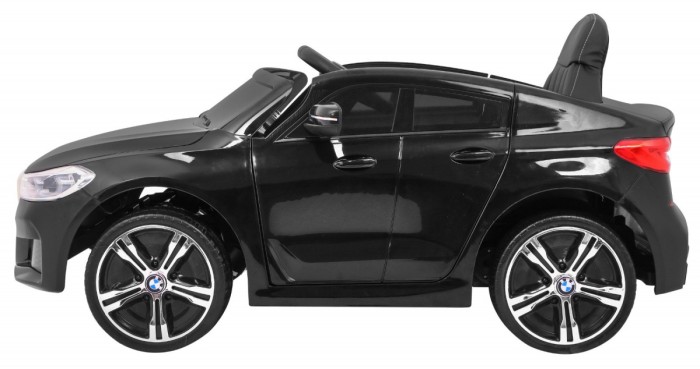 BMW 6 GT Autko na akumulator Czarny + Pilot + Wolny Start + EVA + Pasy + LED MP3-4 6891 