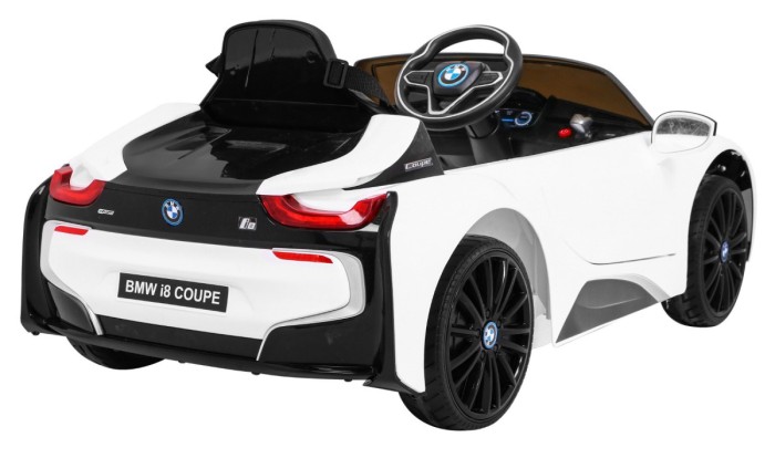 BMW I8 Lift Auto na akumulator Biały + Pilot-8 6894 