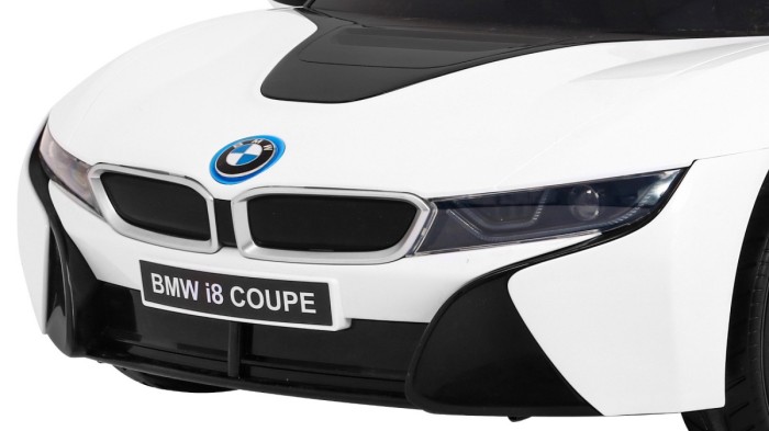 BMW I8 Lift Auto na akumulator Biały + Pilot-12 6894 
