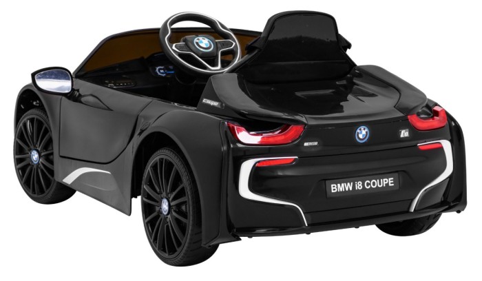 BMW I8 Lift Auto na akumulator Czarny + Pilot-5 6895 