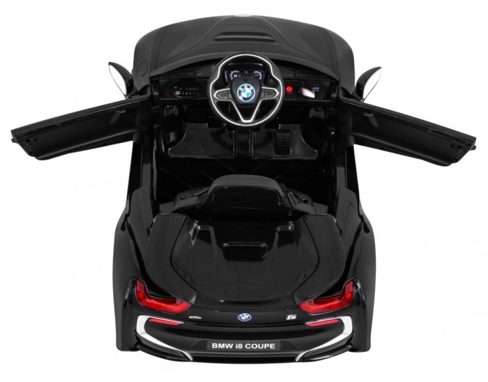 BMW I8 Lift Auto na akumulator Czarny + Pilot-8 6895 