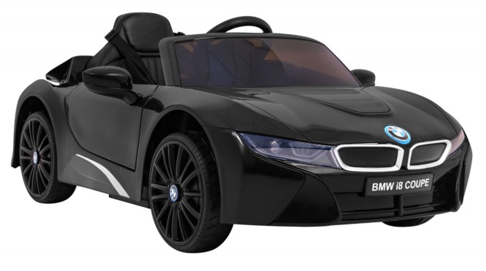 BMW I8 Lift Auto na akumulator Czarny + Pilot-10 6895 