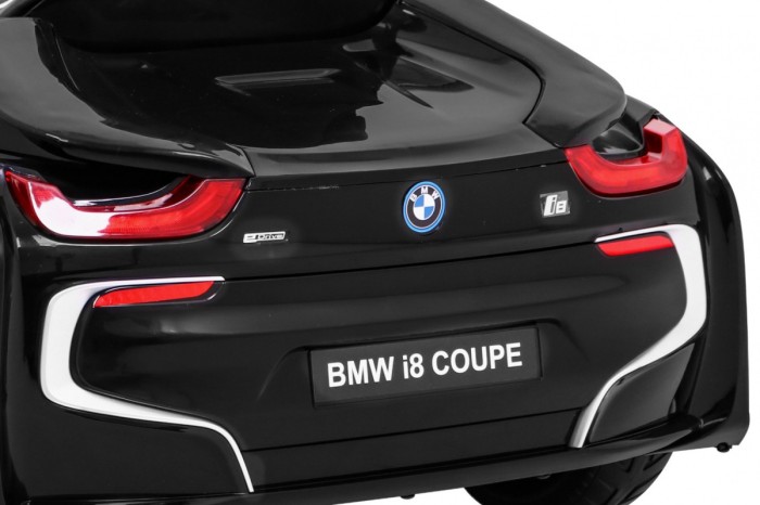 BMW I8 Lift Auto na akumulator Czarny + Pilot-12 6895 