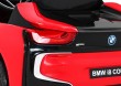 BMW I8 Lift Auto na akumulator Czerwony + Pilot + Wolny Start + 3-pkt pasy + MP3 USB + LED-11 6896 