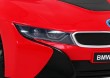 BMW I8 Lift Auto na akumulator Czerwony + Pilot + Wolny Start + 3-pkt pasy + MP3 USB + LED-13 6896 