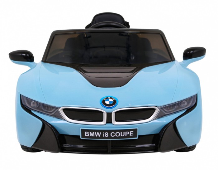 BMW I8 Lift Auto na akumulator Niebieski + Pilot + Wolny Start + 3-pkt pasy + MP3 USB + LED-3 6897 
