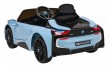 BMW I8 Lift Auto na akumulator Niebieski + Pilot + Wolny Start + 3-pkt pasy + MP3 USB + LED-5 6897 