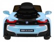 BMW I8 Lift Auto na akumulator Niebieski + Pilot + Wolny Start + 3-pkt pasy + MP3 USB + LED-6 6897 
