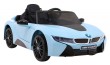 BMW I8 Lift Auto na akumulator Niebieski + Pilot + Wolny Start + 3-pkt pasy + MP3 USB + LED-10 6897 