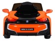 BMW I8 Lift Auto na akumulator Pomarańczowy + Pilot + Wolny Start + 3-pkt pasy + MP3 USB + LED-6 6898 