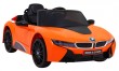 BMW I8 Lift Auto na akumulator Pomarańczowy + Pilot + Wolny Start + 3-pkt pasy + MP3 USB + LED-9 6898 