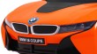 BMW I8 Lift Auto na akumulator Pomarańczowy + Pilot + Wolny Start + 3-pkt pasy + MP3 USB + LED-10 6898 