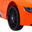 BMW I8 Lift Auto na akumulator Pomarańczowy + Pilot + Wolny Start + 3-pkt pasy + MP3 USB + LED-12 6898 