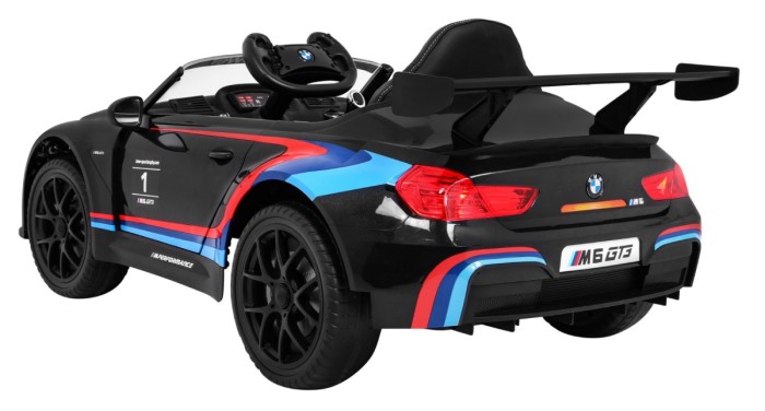 BMW M6 GT3 Auto na akumulator dla dzieci Czarny-5 6903 