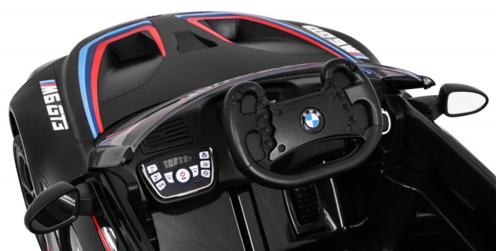 BMW M6 GT3 Auto na akumulator dla dzieci Czarny-6 6903 