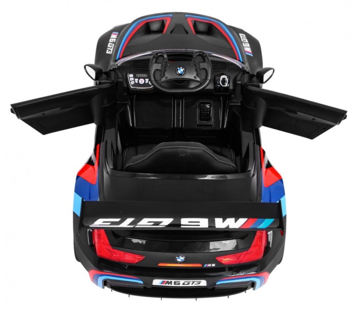 BMW M6 GT3 Auto na akumulator dla dzieci Czarny-8 6903 