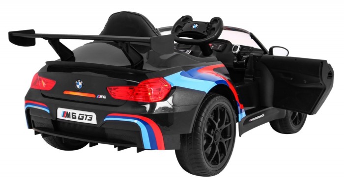 BMW M6 GT3 Auto na akumulator dla dzieci Czarny-9 6903 