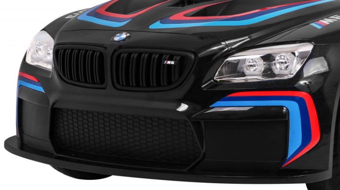 BMW M6 GT3 Auto na akumulator dla dzieci Czarny-14 6903 