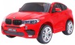 BMW X6M XXL dla 2 dzieci Czerwony SUV + Pilot + Ekoskóra-1 6906 