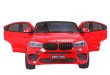 BMW X6M XXL dla 2 dzieci Czerwony SUV + Pilot + Ekoskóra-5 6906 
