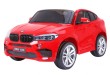 BMW X6M XXL dla 2 dzieci Czerwony SUV + Pilot + Ekoskóra-7 6906 