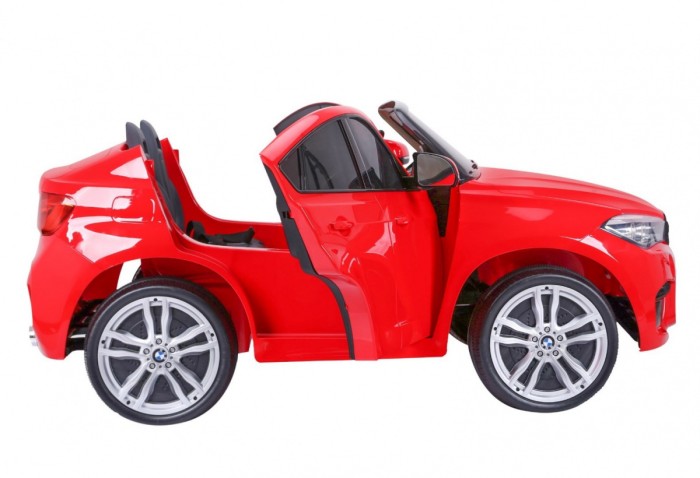 BMW X6M XXL dla 2 dzieci Czerwony SUV + Pilot + Ekoskóra-19 6906 