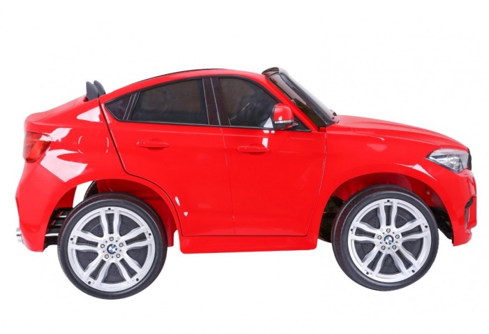 BMW X6M XXL dla 2 dzieci Czerwony SUV + Pilot + Ekoskóra-20 6906 
