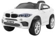BMW X6M Elektryczne Autko dla dzieci, Biały SUV + Pilot-1 6910 