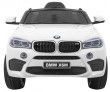 BMW X6M Elektryczne Autko dla dzieci, Biały SUV + Pilot-3 6910 