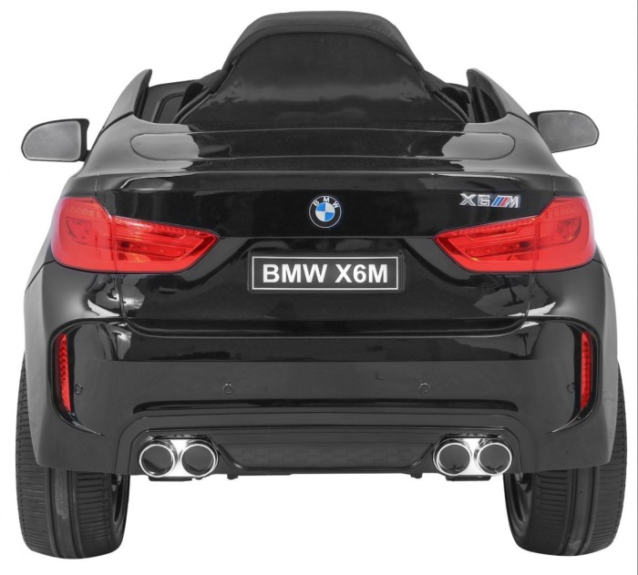 BMW X6M Elektryczne Autko dla dzieci - Czarny SUV + Pilot-8 6911 
