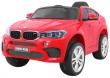 BMW X6M Elektryczne Autko dla dzieci - Czerwony SUV + Pilot-1 6912 