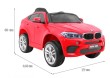 BMW X6M Elektryczne Autko dla dzieci - Czerwony SUV + Pilot-2 6912 