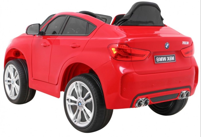 BMW X6M Elektryczne Autko dla dzieci - Czerwony SUV + Pilot-4 6912 