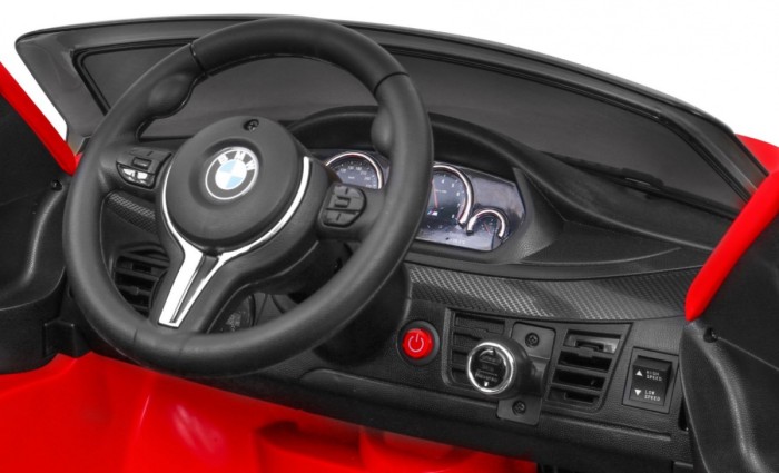 BMW X6M Elektryczne Autko dla dzieci - Czerwony SUV + Pilot-6 6912 