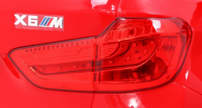 BMW X6M Elektryczne Autko dla dzieci - Czerwony SUV + Pilot-10 6912 
