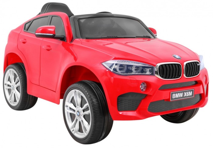 BMW X6M Elektryczne Autko dla dzieci - Czerwony SUV + Pilot-11 6912 