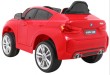 BMW X6M Elektryczne Autko dla dzieci - Czerwony SUV + Pilot-12 6912 