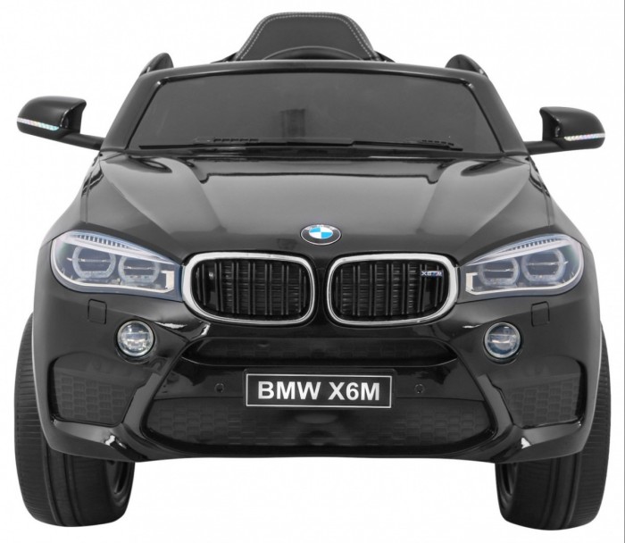 BMW X6M Elektryczne Autko dla dzieci - Czarny SUV + Pilot-3 6913 