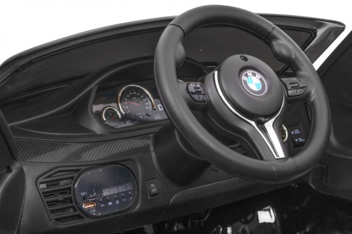 BMW X6M Elektryczne Autko dla dzieci - Czarny SUV + Pilot-7 6913 