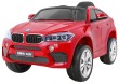 BMW X6M Elektryczne Autko dla dzieci, Czerwony SUV + Pilot-1 6914 