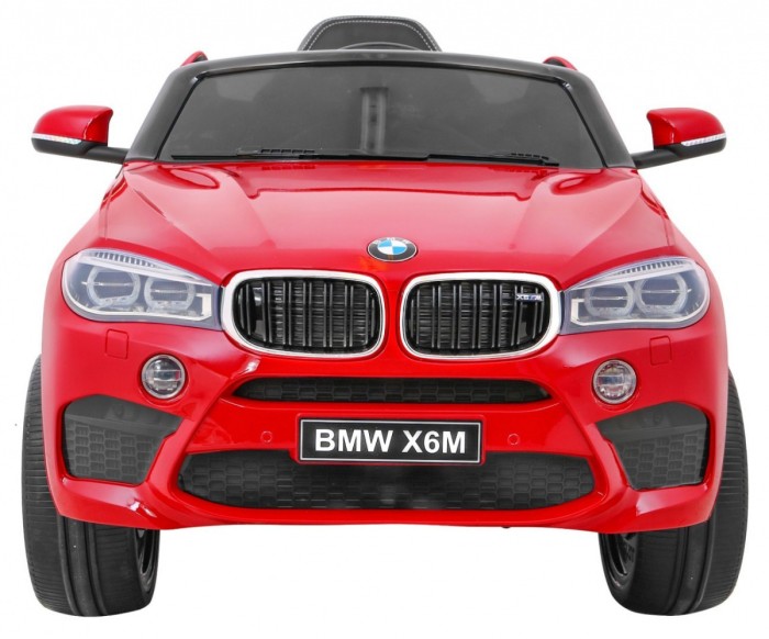 BMW X6M Elektryczne Autko dla dzieci, Czerwony SUV + Pilot-3 6914 