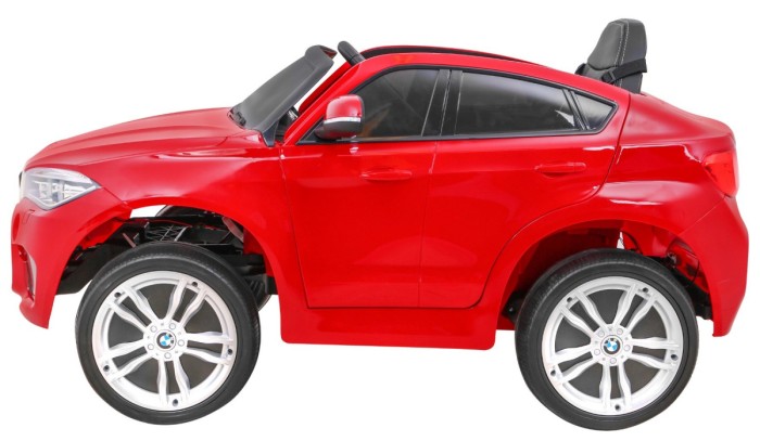 BMW X6M Elektryczne Autko dla dzieci, Czerwony SUV + Pilot-4 6914 
